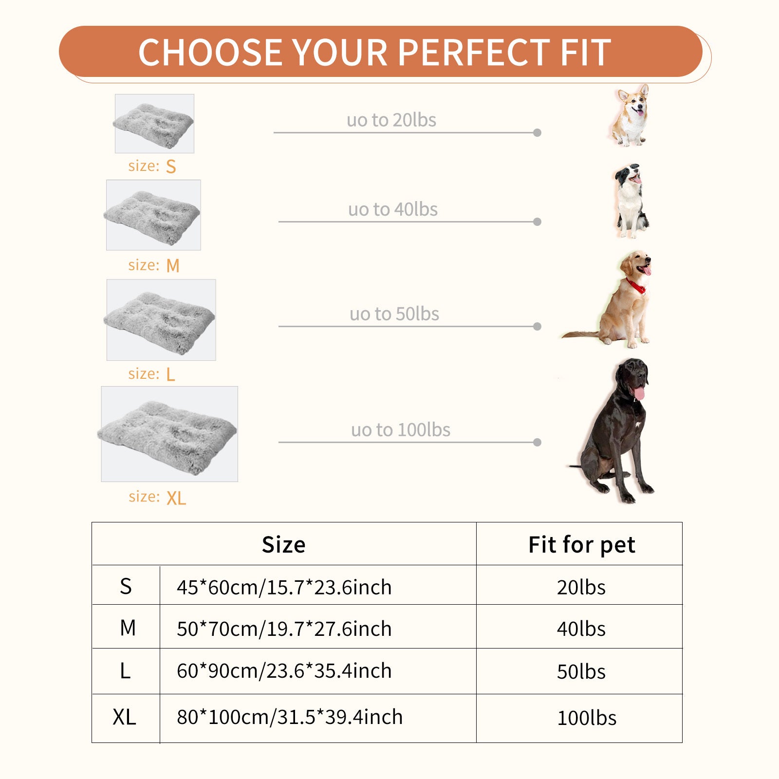 Dog Bed Mats Washable Large Dog Sofa Bed Portable Pet Kennel Long Plush House Sleep Protector Product Dog Bed