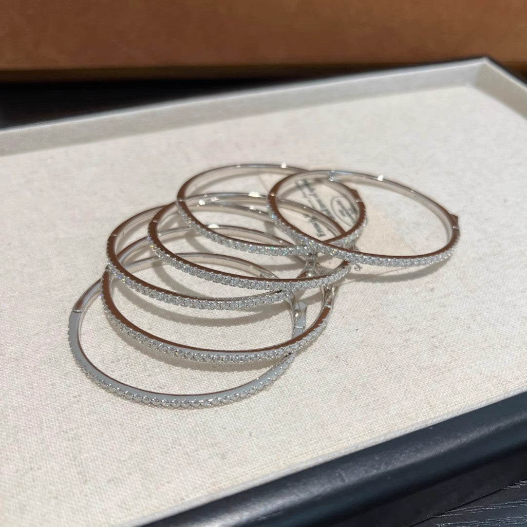 Half Circle Diamond Bracelet Female Affordable Luxury Fashion Niche Exquisite Diamond In The Debris