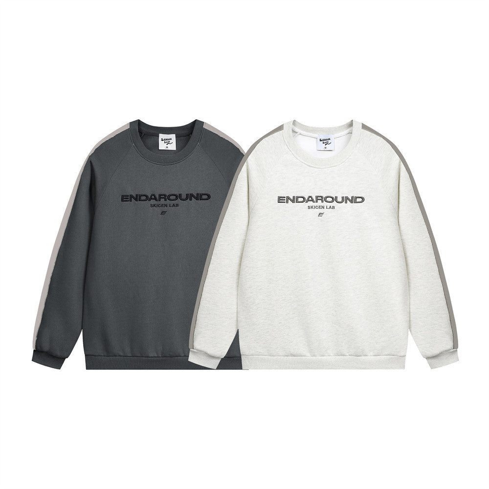 Fashion American Embroidery Letter Sweater Men