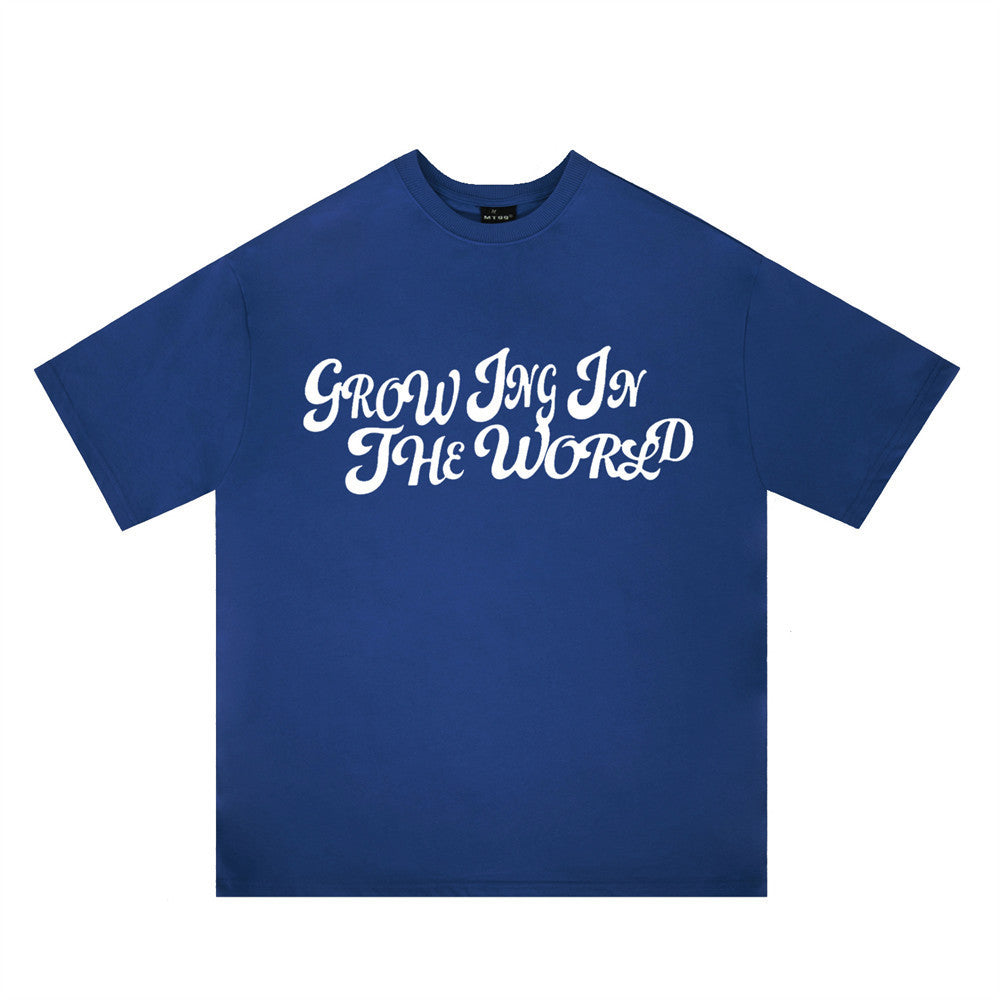 Letter Print Short-sleeve T-shirt Men