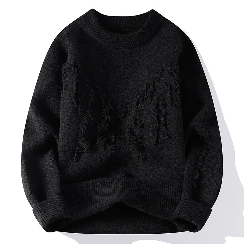 Autumn And Winter Thickened Warm Ripped Men