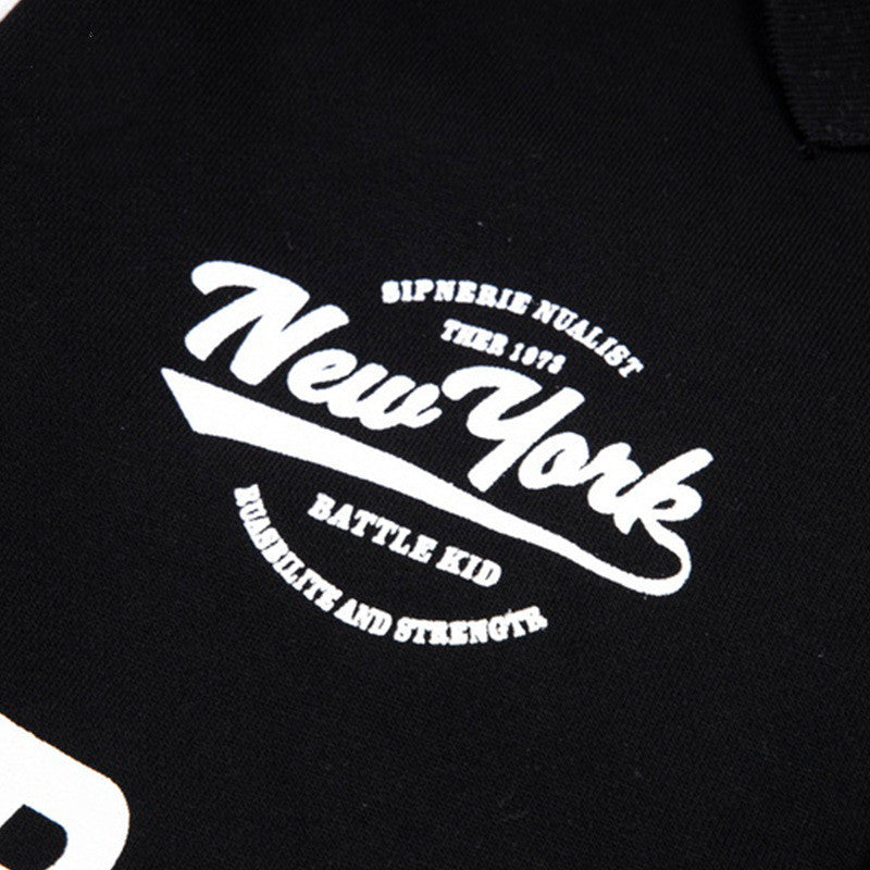 Racing Panel Hooded Sweater For Men And Women