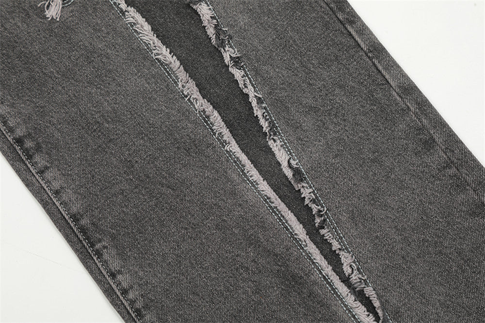 Five-pointed Star Lightning Stitching Jeans Men