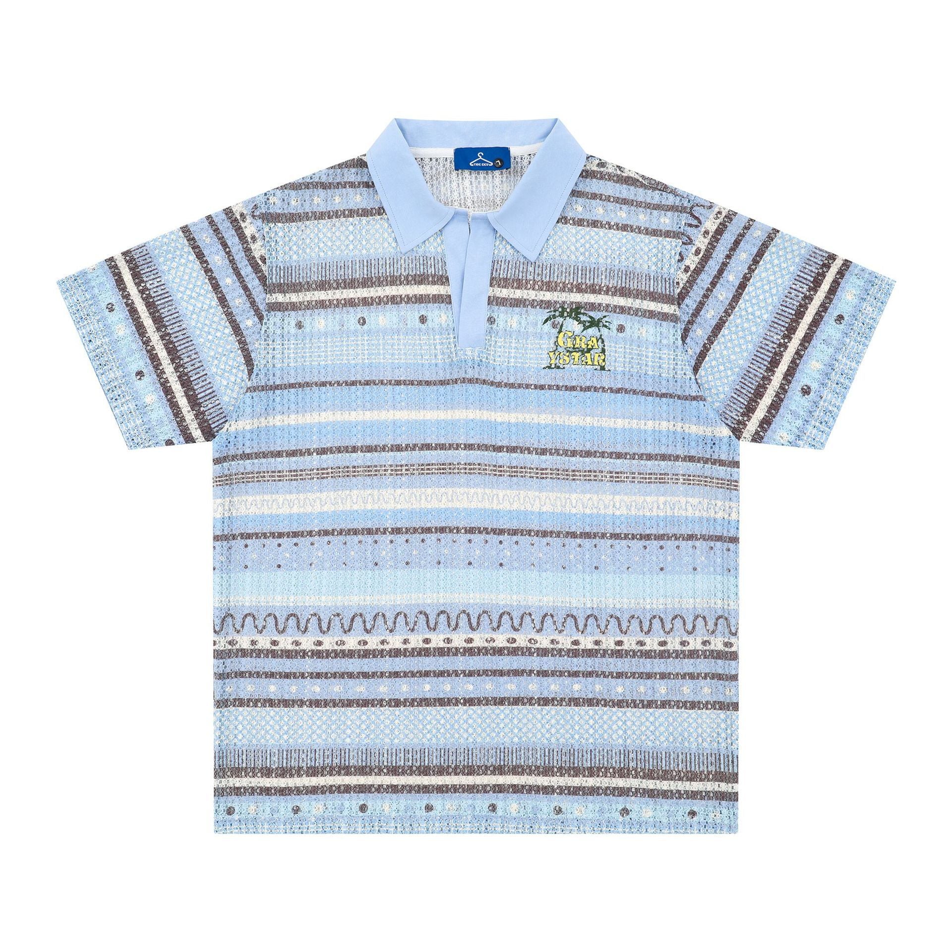 Printed Shirt Loose Leisure All-matching Men's Top