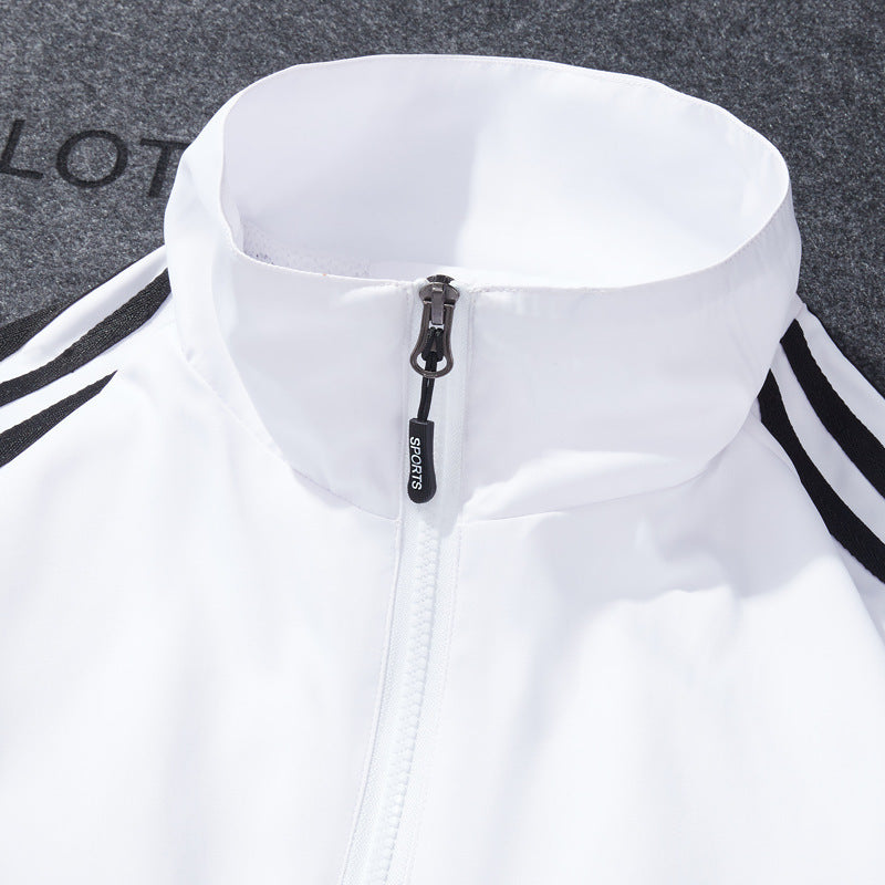 Colorblock Tooling Jacket Men's Casual Loose Jacket