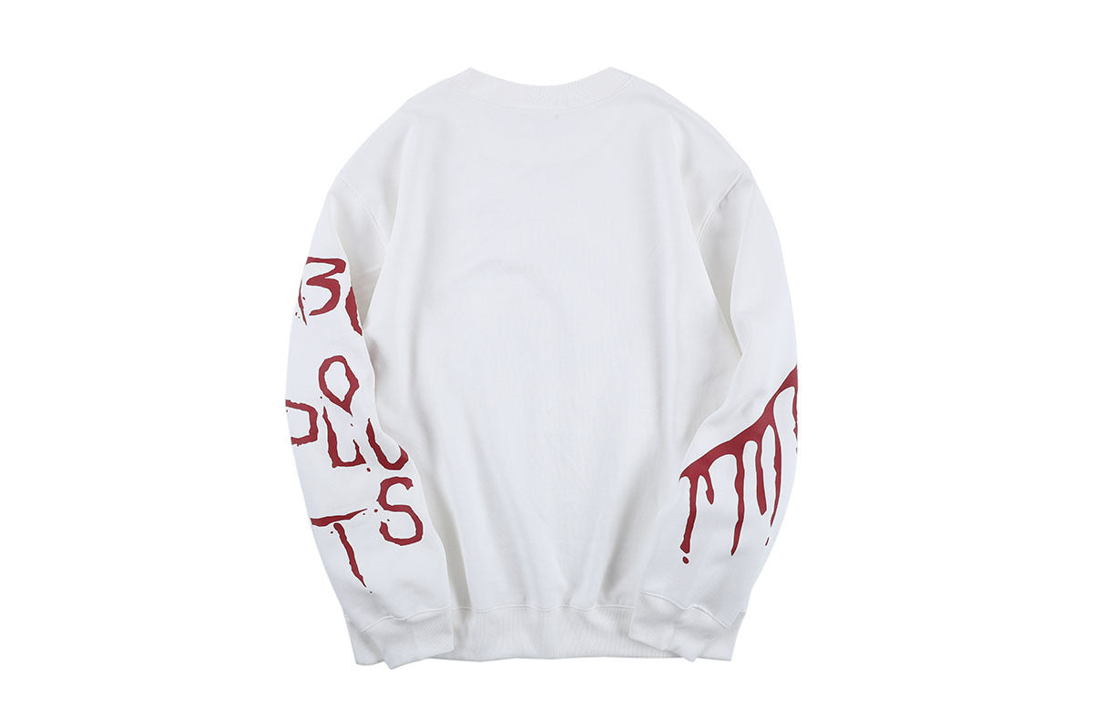 Printed Round Neck Loose T-Shirt For Men And Women