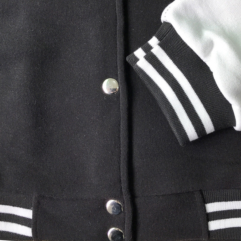 Fleece Baseball Uniform Sweater