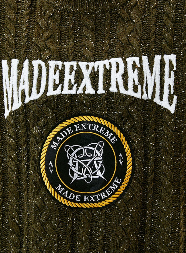 Vintage Thick Twisted Snowflake Sweater Sweater For Men