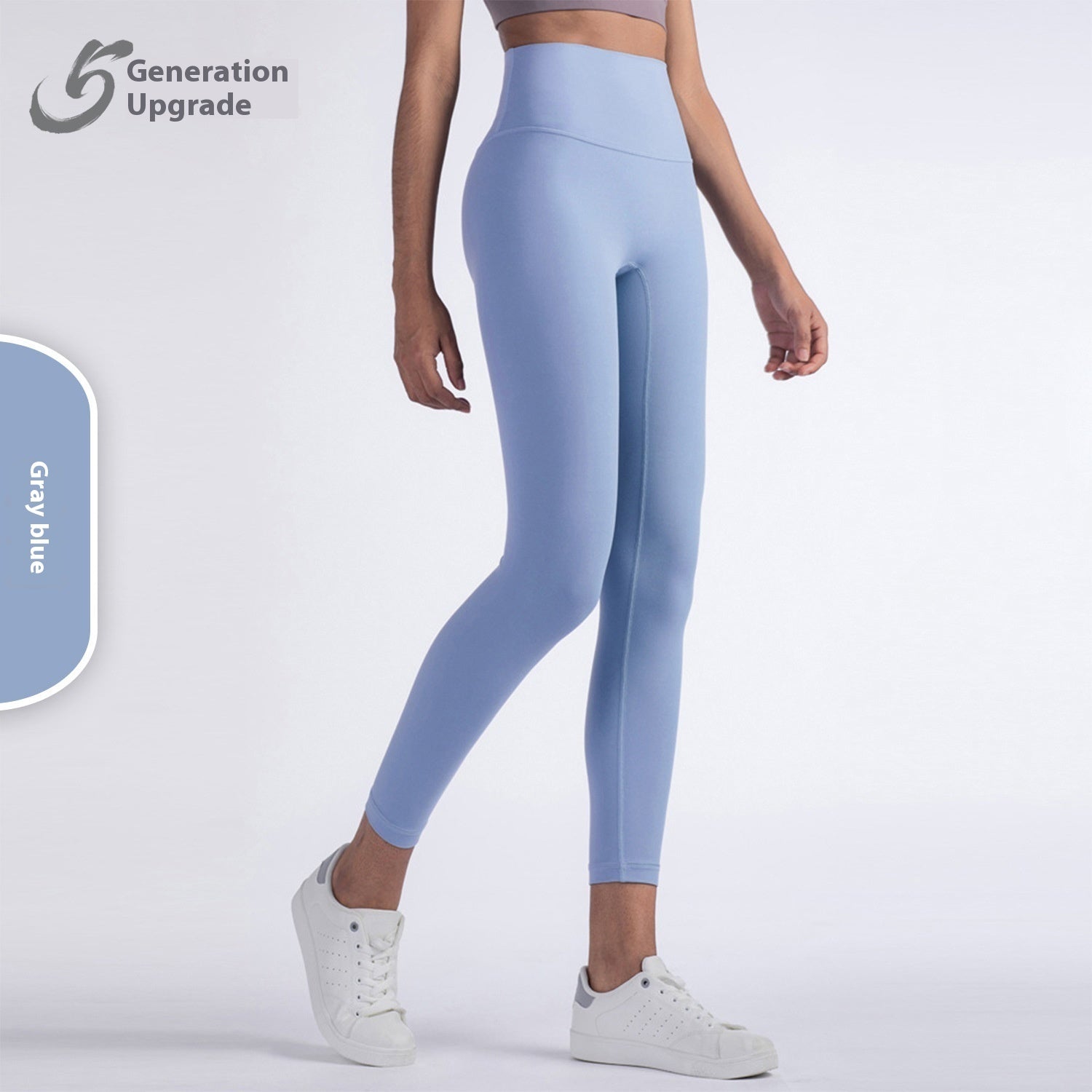 High Waist Hip Lift Anti-curling Tight Sports Pants
