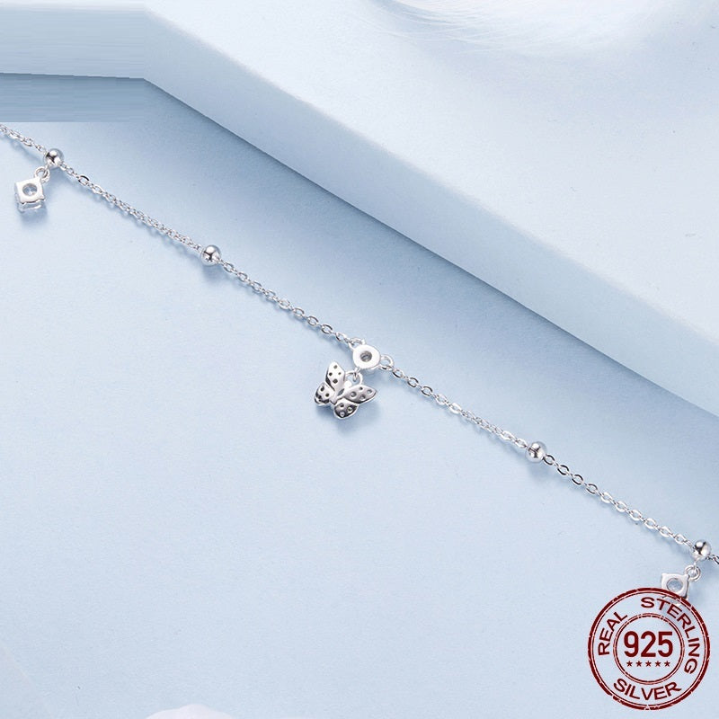 Adjustable Simple All-match Butterfly Anklet Ornament