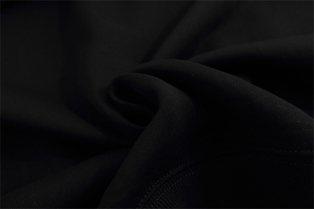 Stitching Half Zipper Hooded Sweater For Men