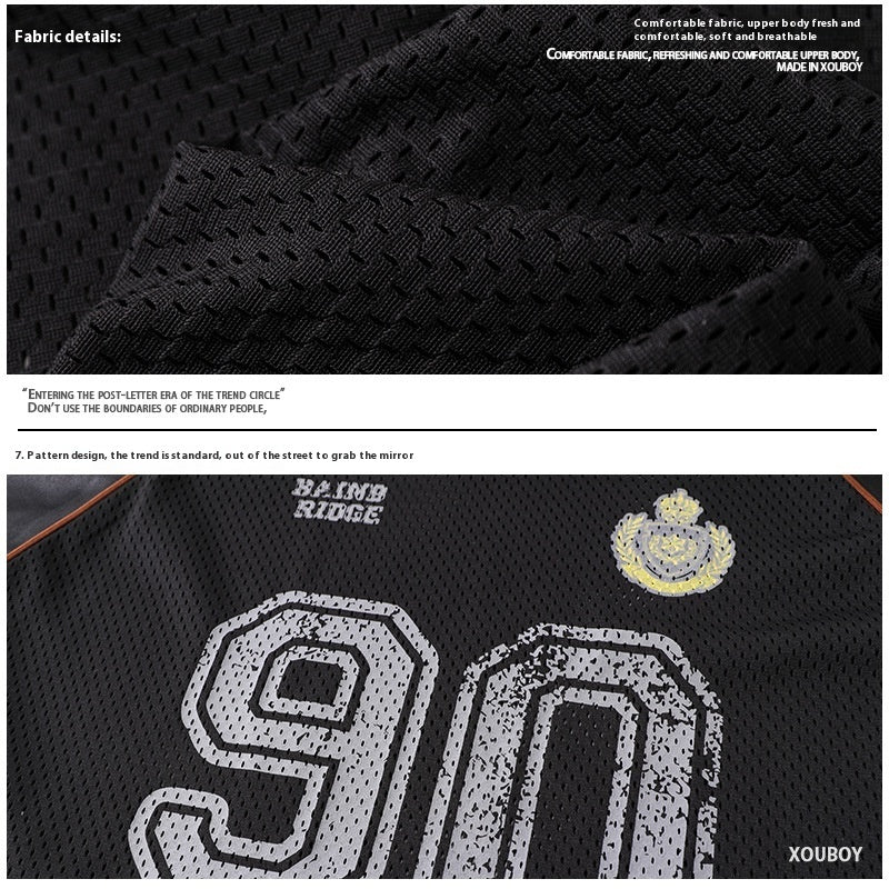 Graffiti Star Badge-style Loose Short-sleeved T-shirt For Men