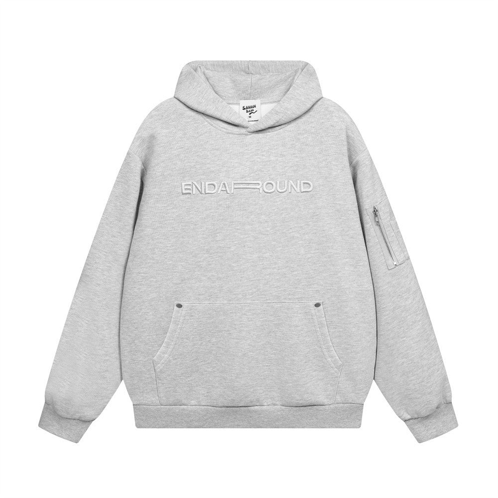 Fashion Personality Hooded Loose Sweater Men