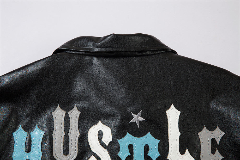 Fashion Embroidery Baggy Coat Men