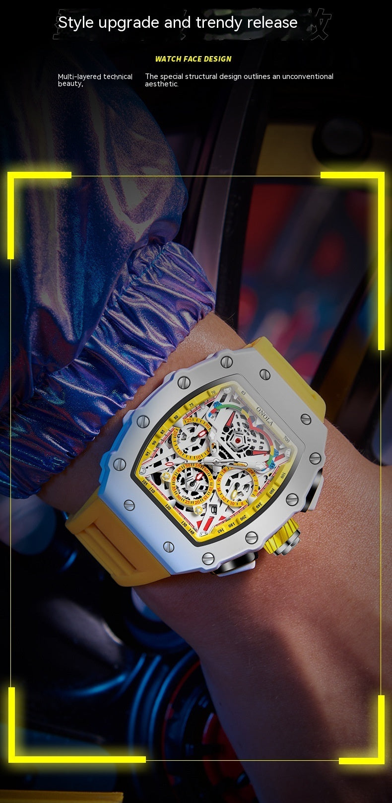 Multifunctional Fashion Waterproof Quartz Men