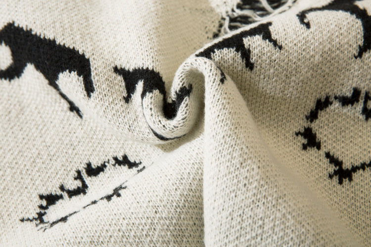 Heart Round Neck Sweater For Men