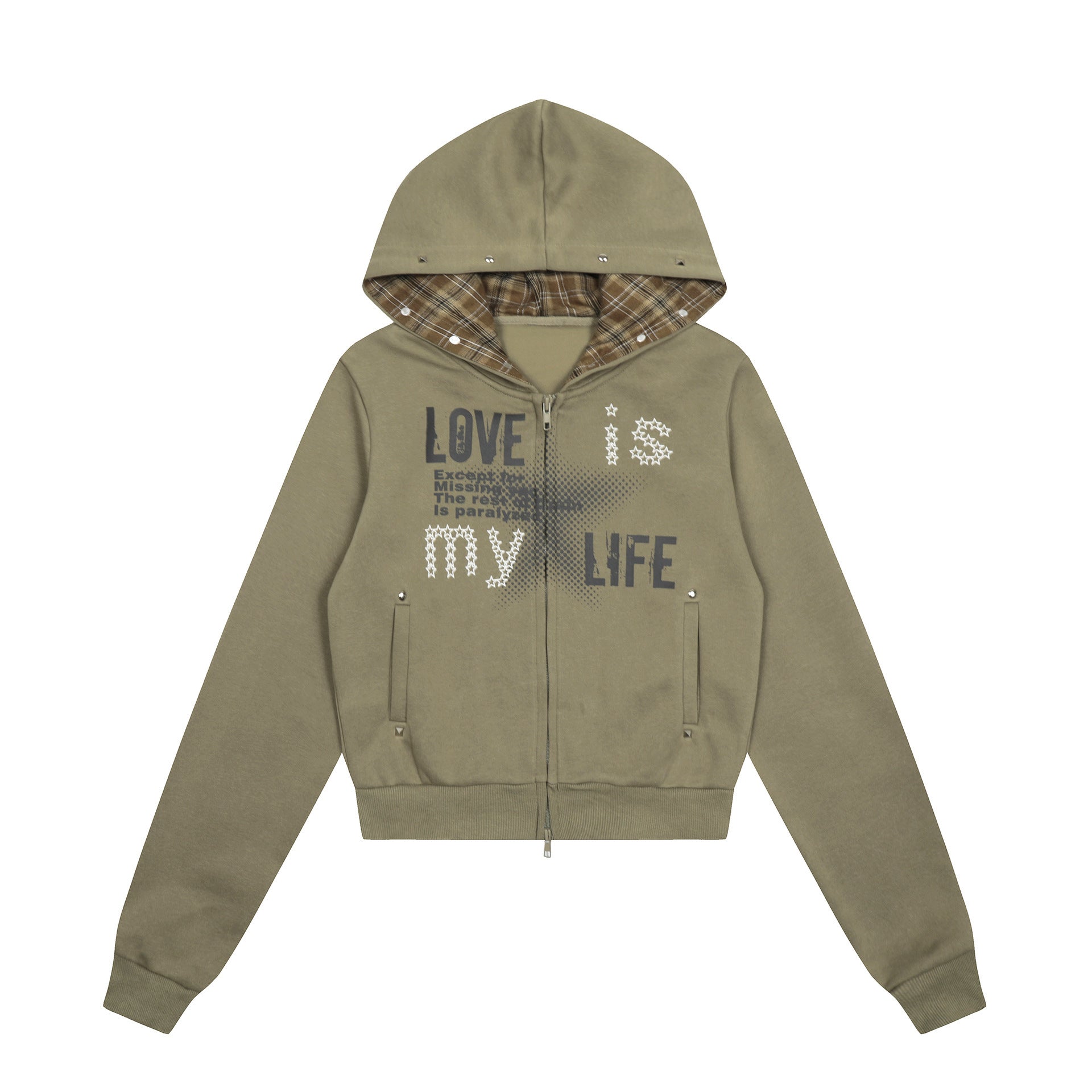 American Retro Hot Girl Personalized Patterns Hooded Sweater