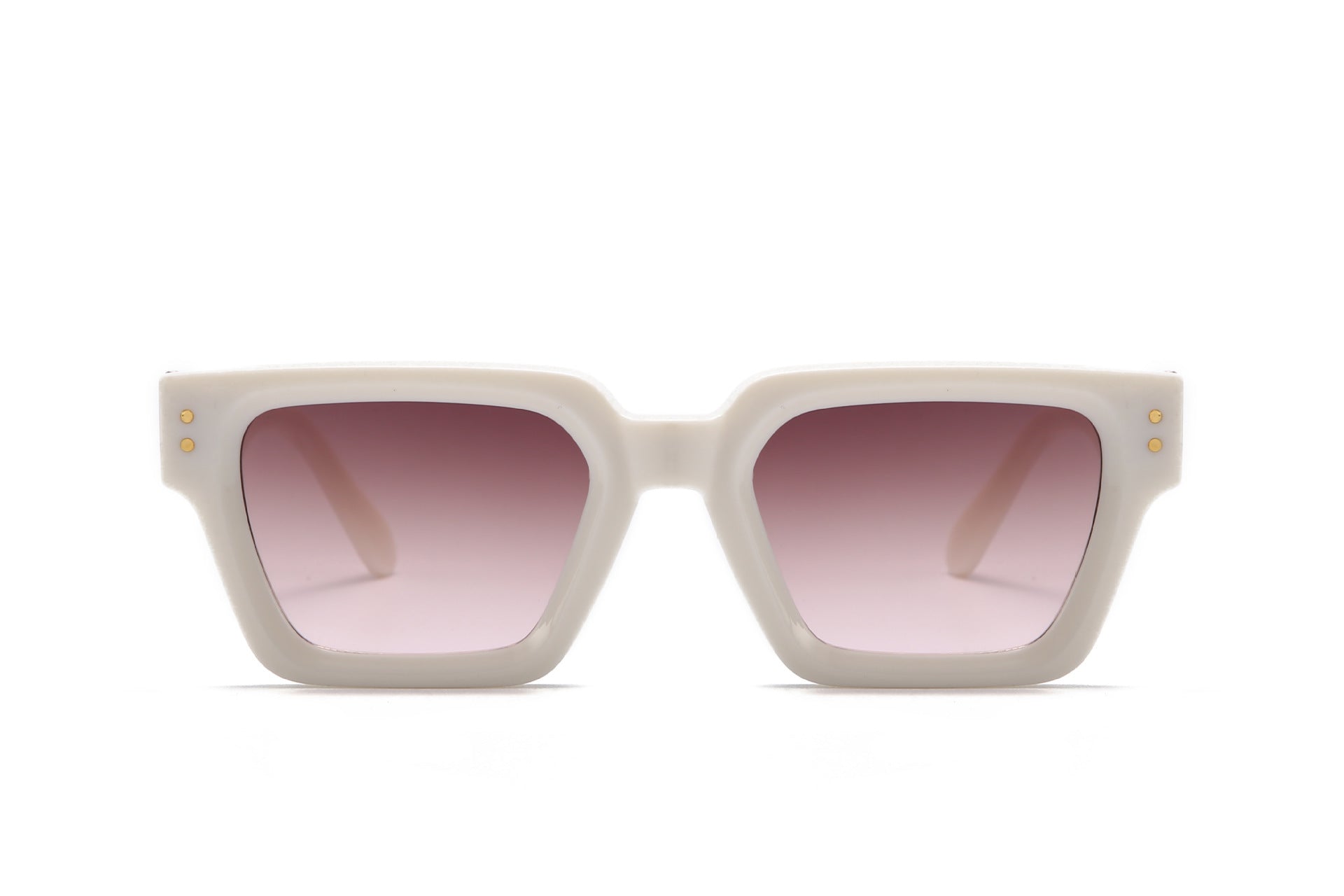 Black High-grade Plain Fashion Hong Kong Style UV-proof Sunglasses