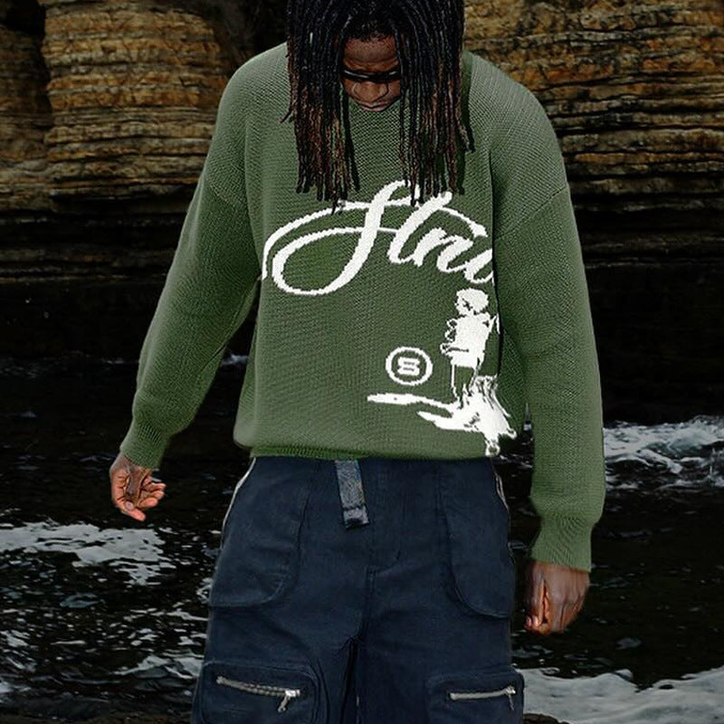 Fashion Personality Dark Gothic American Sweater