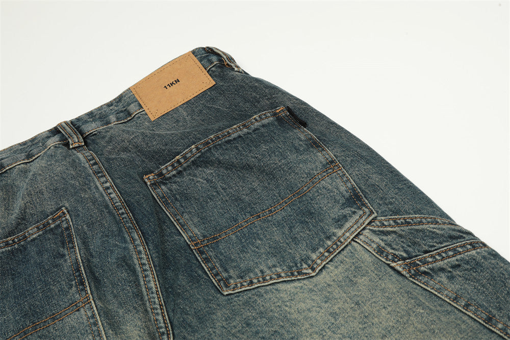 Vintage Fashion Worn Jeans For Men