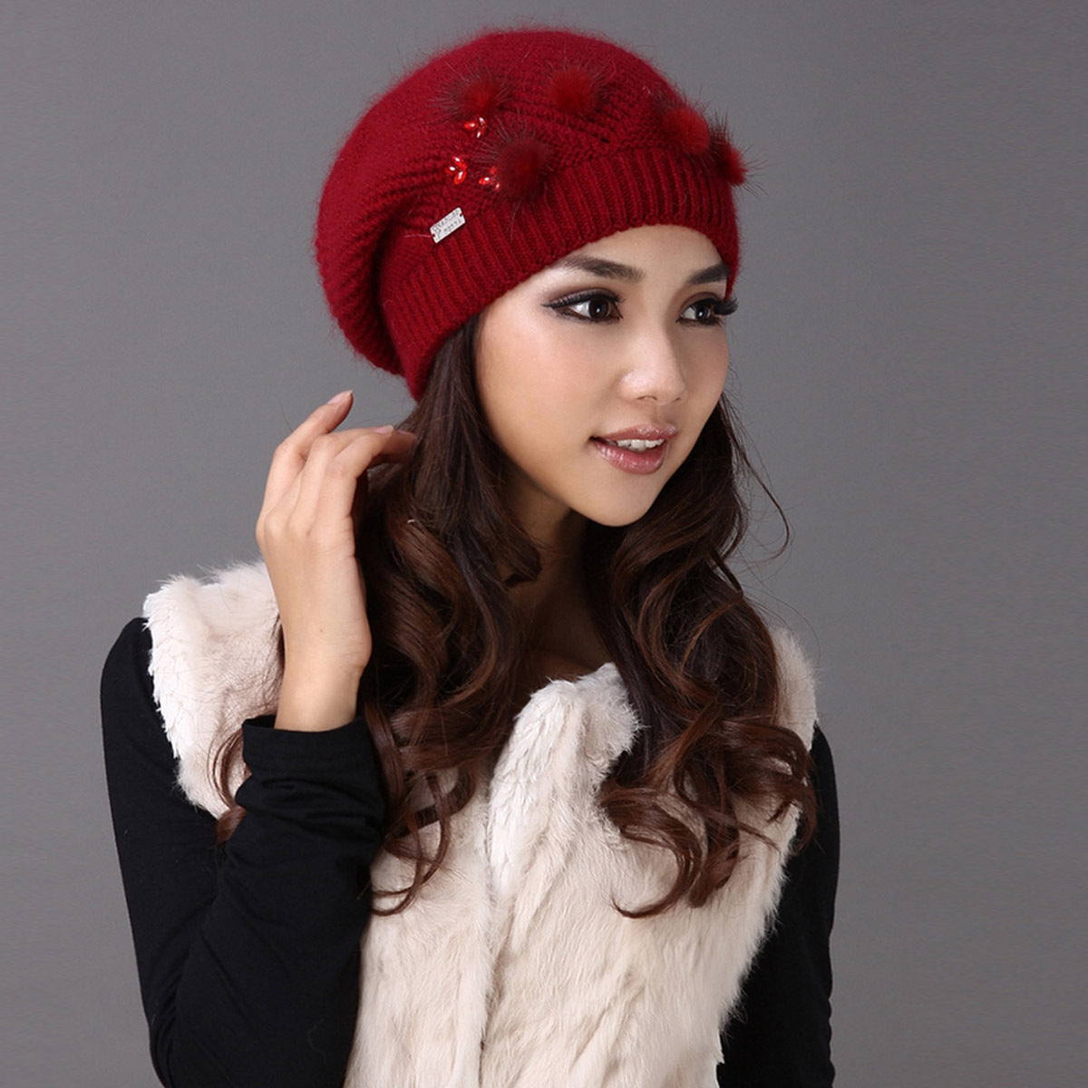 Women's All-match Warm Knitted Beanie