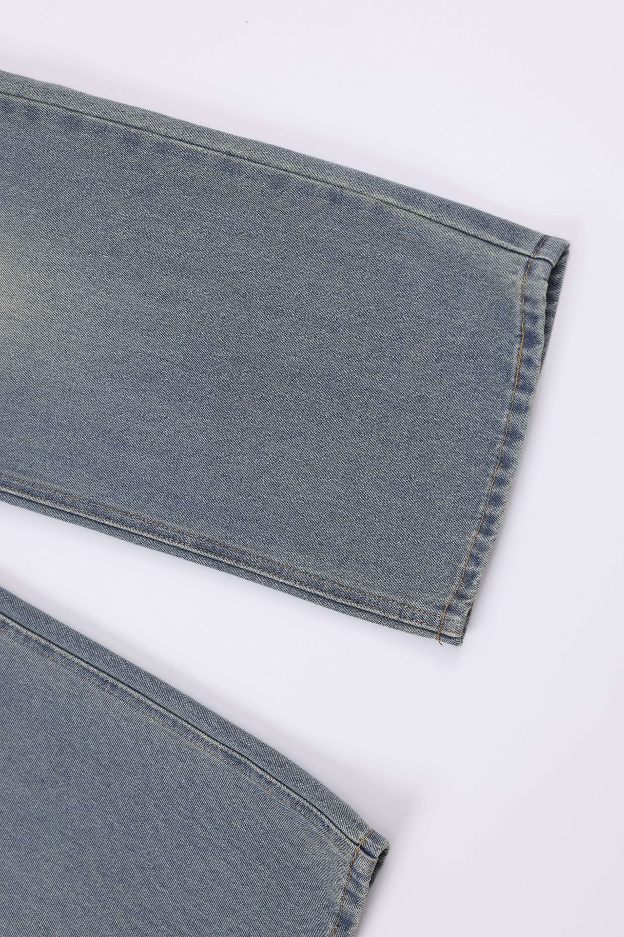 Men's And Women's Same Style American Make Old Ripped Straight Casual Jeans