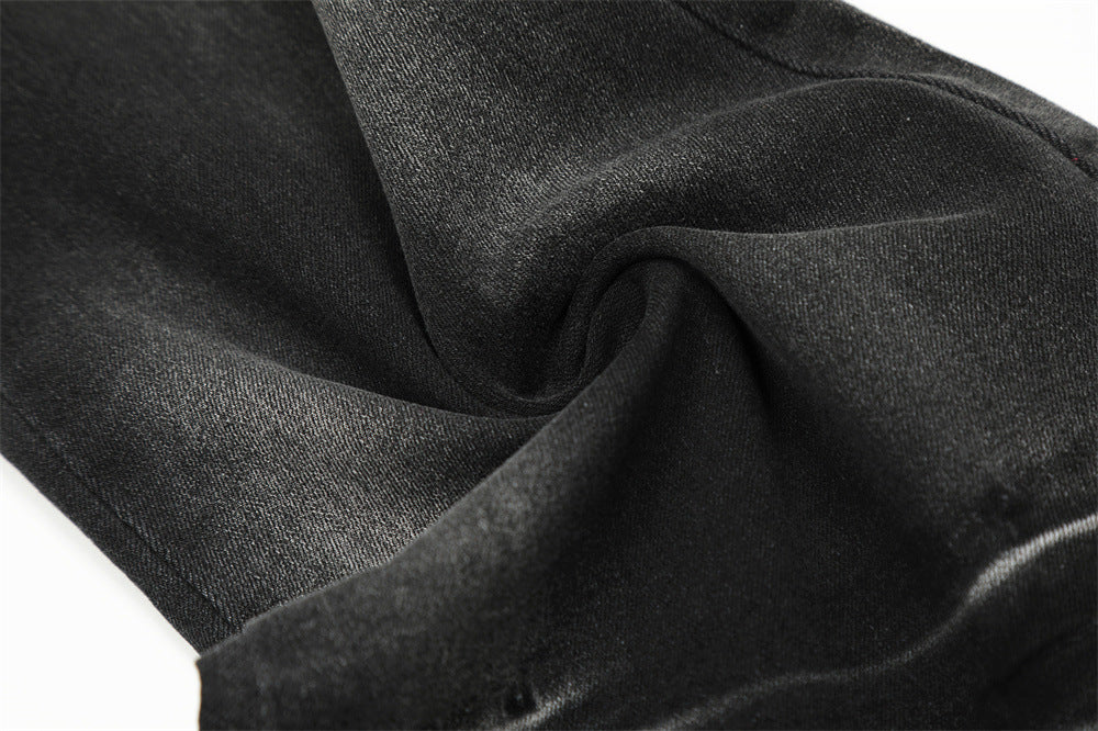 Vintage Fashion Ripped Jeans For Men