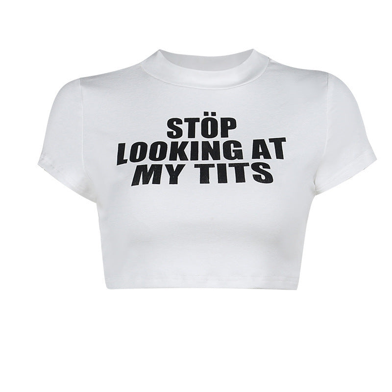 Casual Slim Fit All-match Letters Printed Minicoat