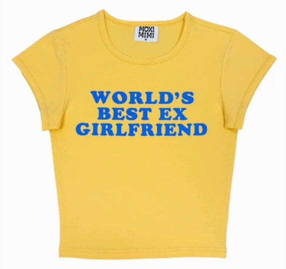 Letter Print Navel European And American Women's Clothing T-shirt