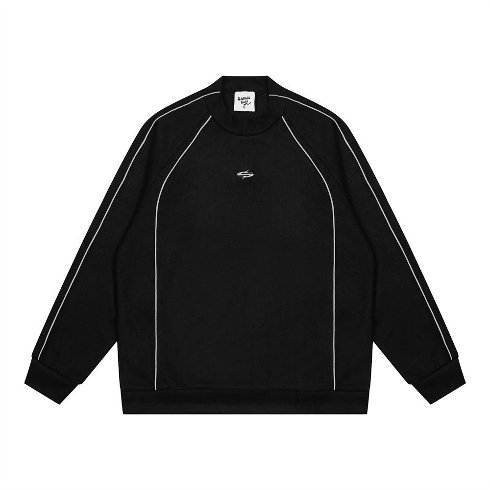 Fashion Outline Line Loose Sweater Men