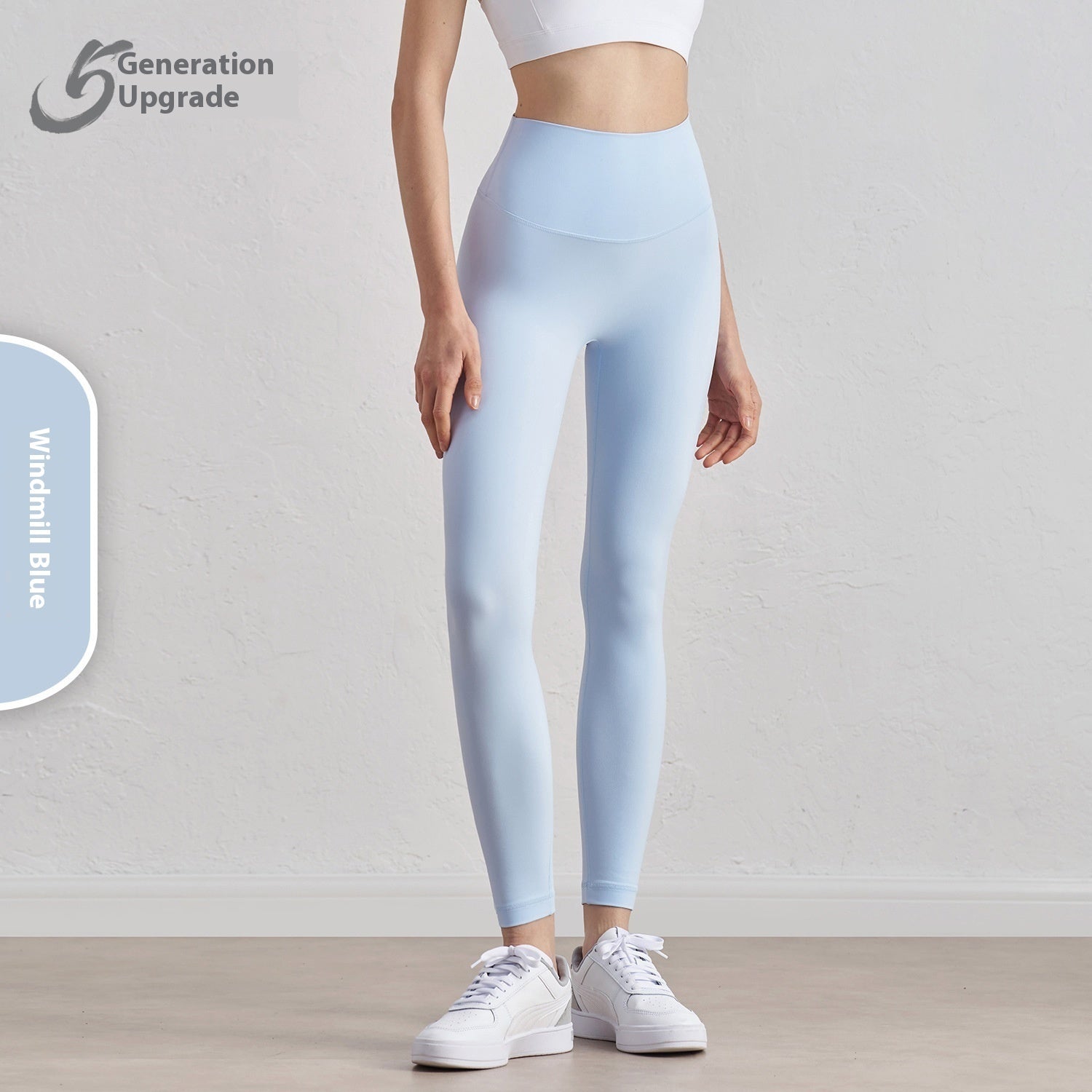 High Waist Hip Lift Anti-curling Tight Sports Pants