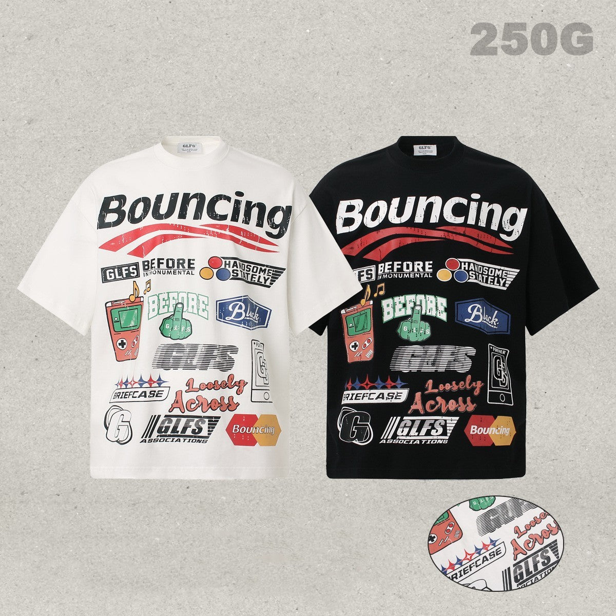 American Game Motorcycle Printing Short Sleeve