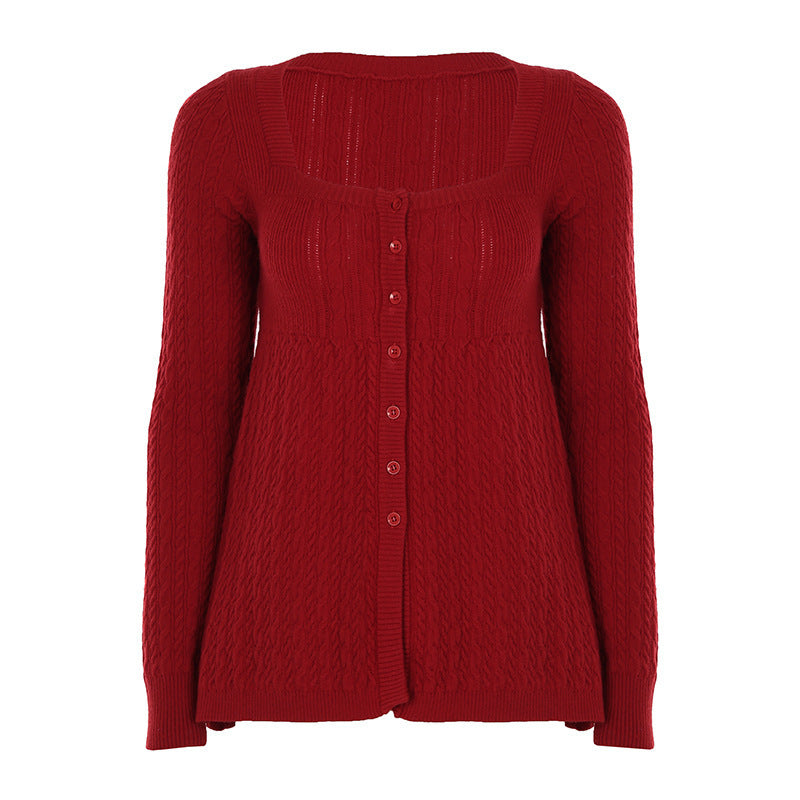 Sweet Younger Fashion A Swing Slim Fit Versatile Top