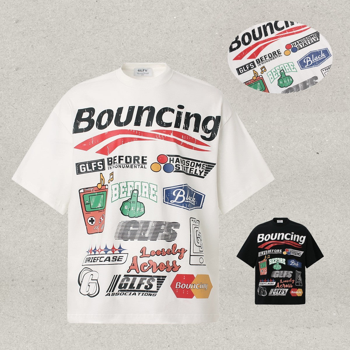 American Game Motorcycle Printing Short Sleeve