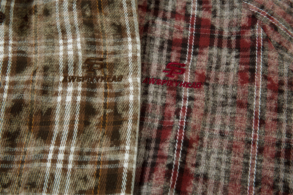 Vintage Fashion Tie-dye Wash Shirt For Men