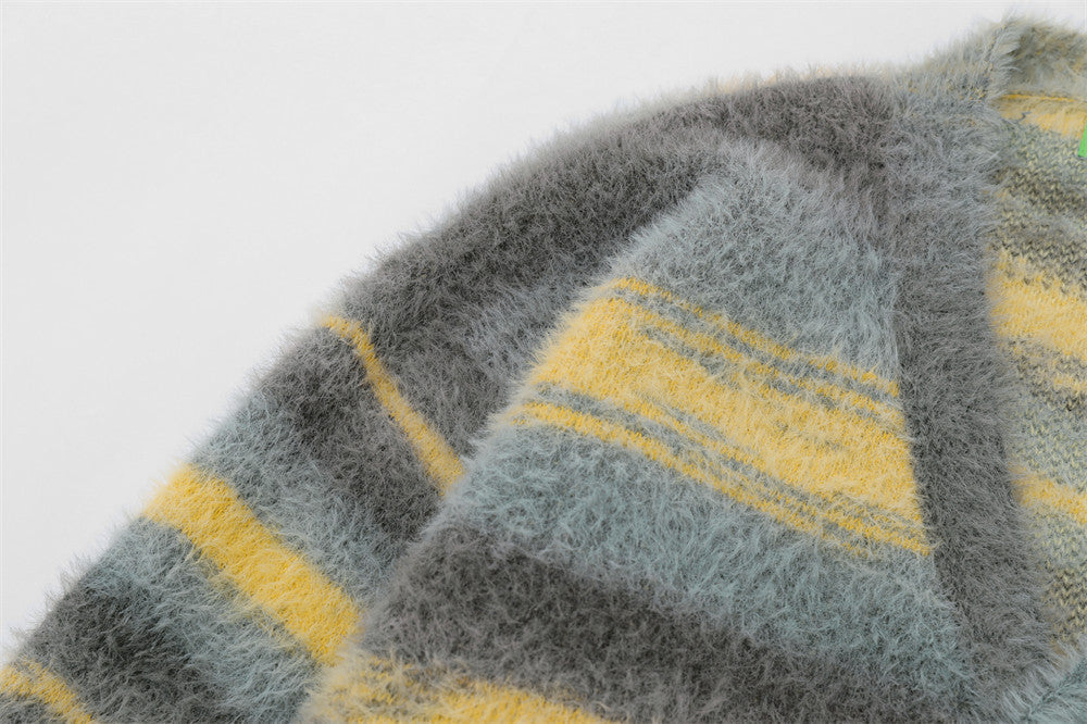 Fashionable Knitted Men's Sweater Coat