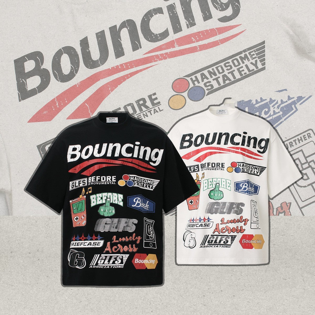 American Game Motorcycle Printing Short Sleeve