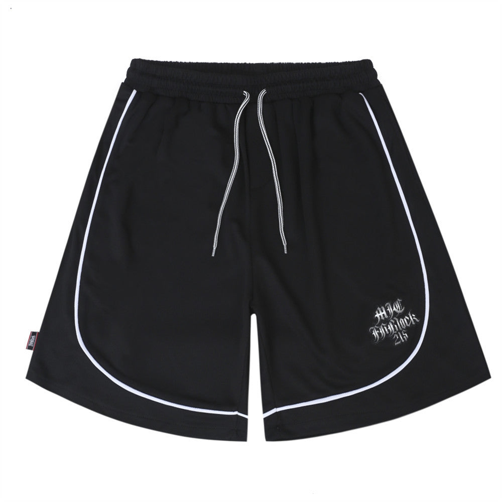 Letter Print Short-sleeve T-shirt Suit Men