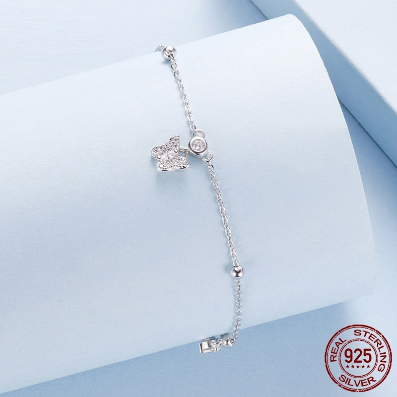 Adjustable Simple All-match Butterfly Anklet Ornament