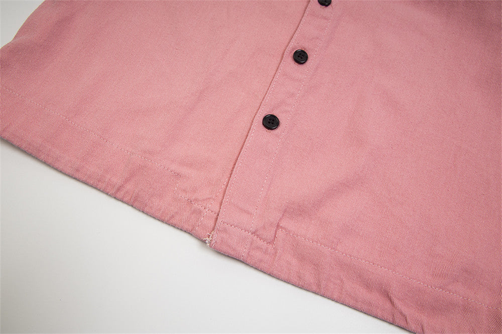 Fashion Letter Print Short-sleeve Shirt Men