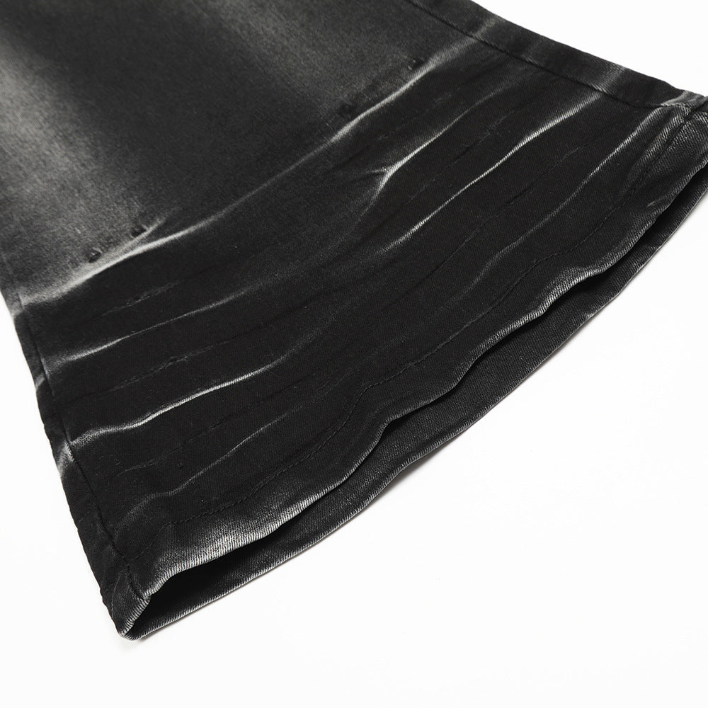 Vintage Fashion Ripped Jeans For Men