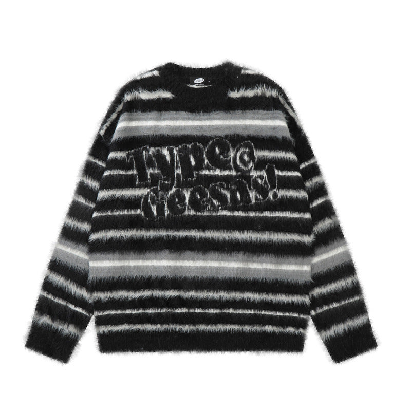 Idle Style Color Matching Sweater Men And Women