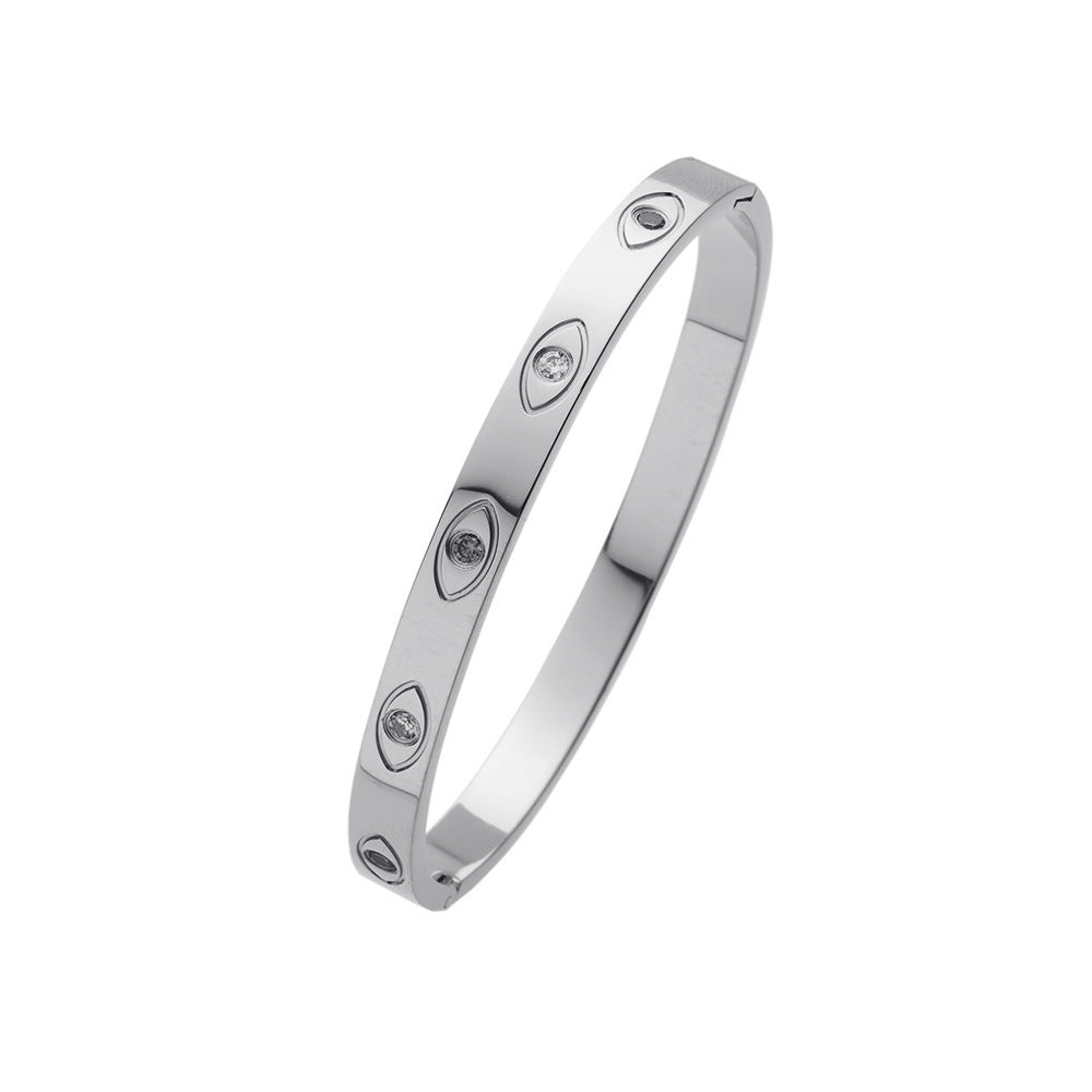 Non-fading Simple High-grade Stainless Steel Bracelet For Women