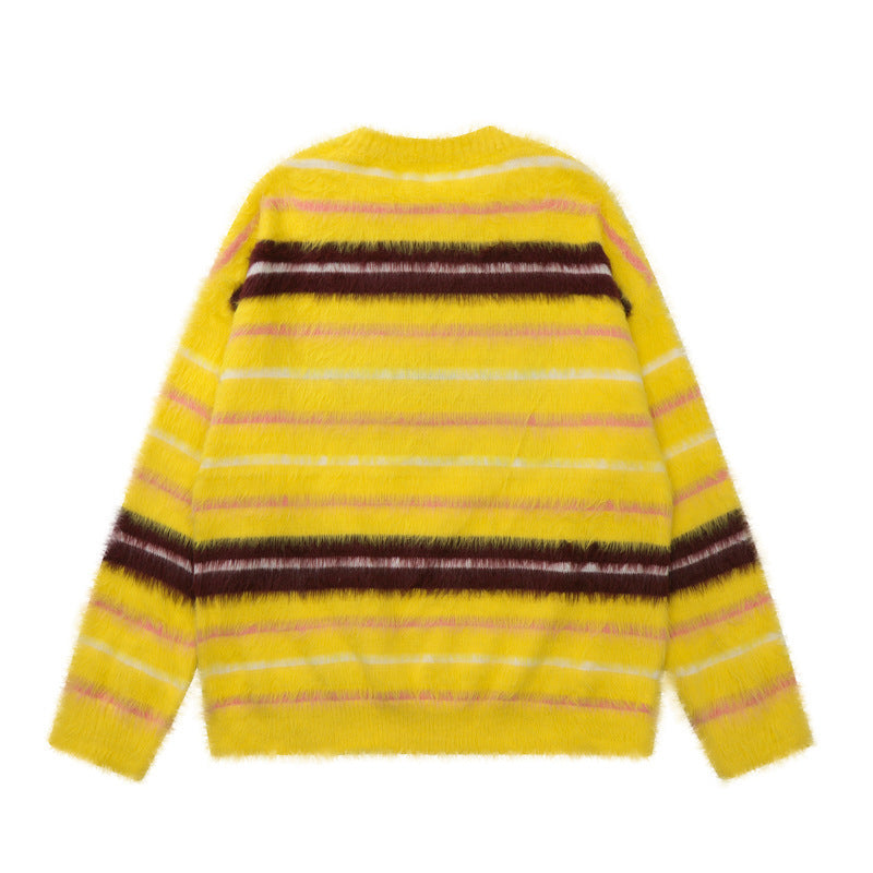 Idle Style Color Matching Sweater Men And Women