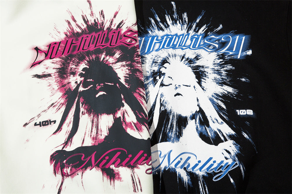 Printed Casual Sports Hoodie Men