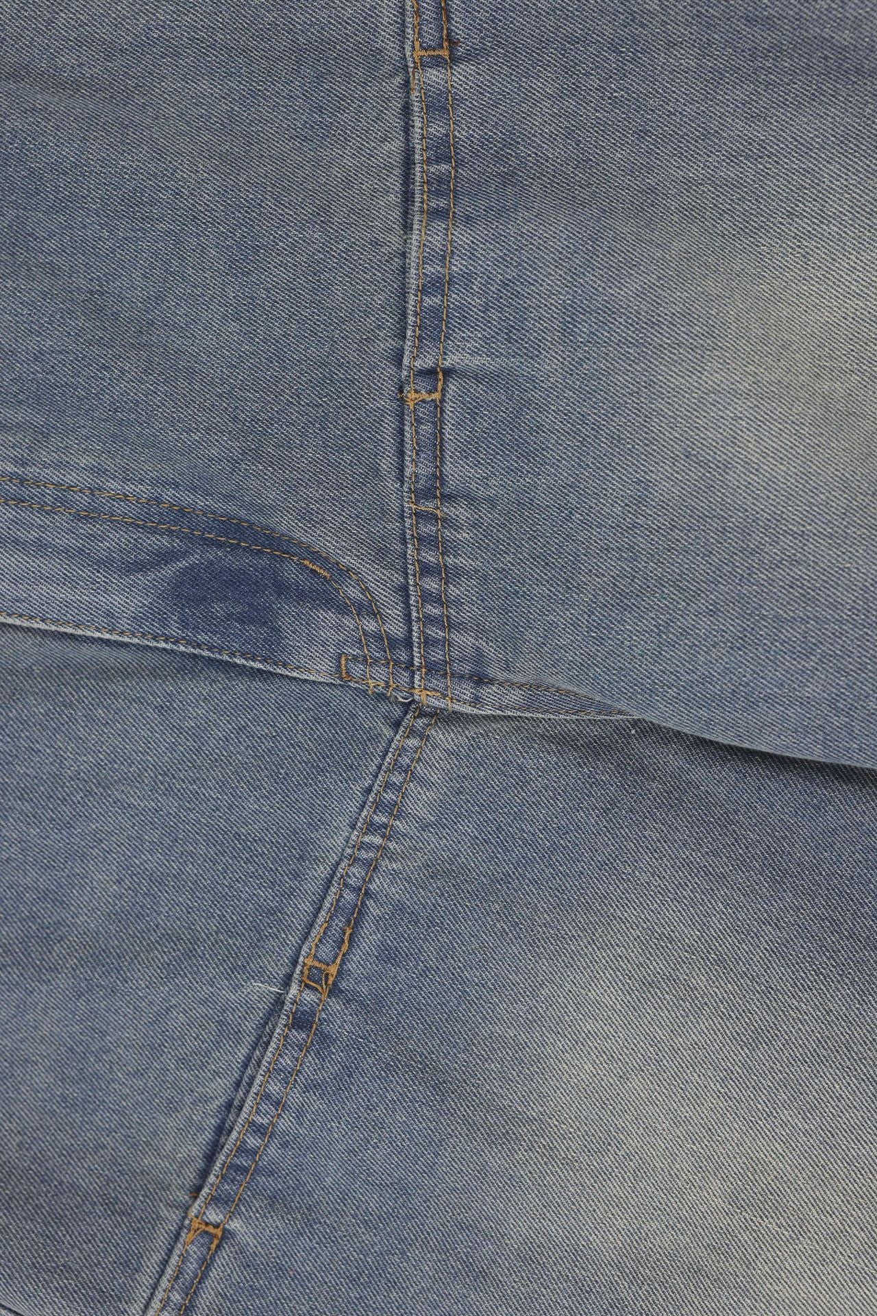 Men's And Women's Same Style American Make Old Ripped Straight Casual Jeans