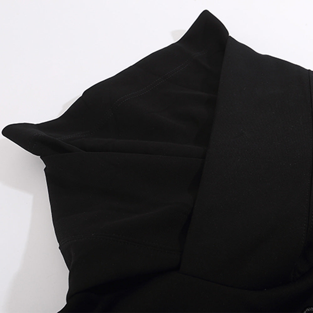 Solid Color Fashion Hooded Sweatshirt Men