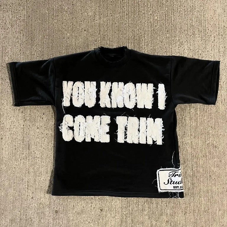 Loose Round Neck Ins Short Sleeve Top