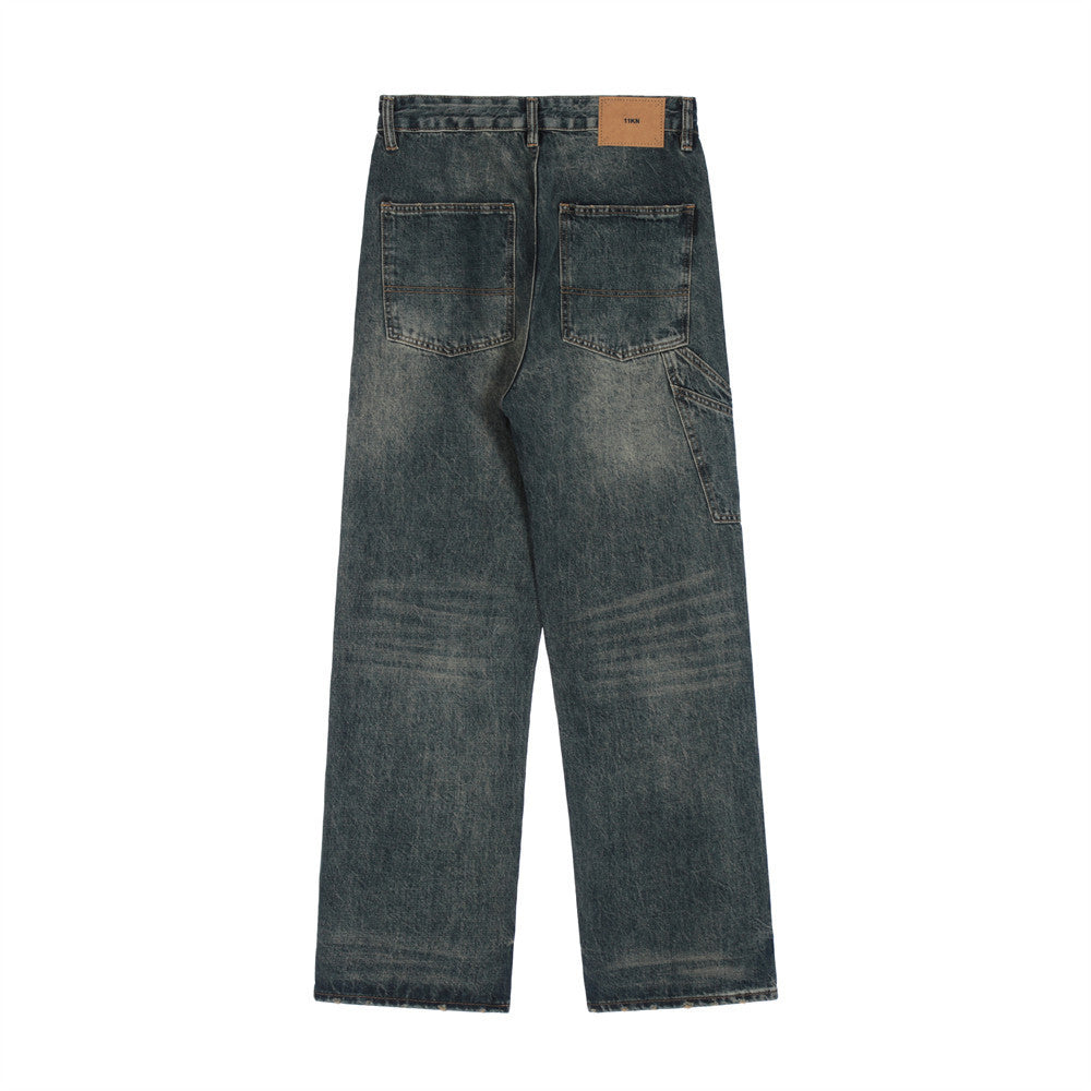 Vintage Fashion Worn Jeans For Men