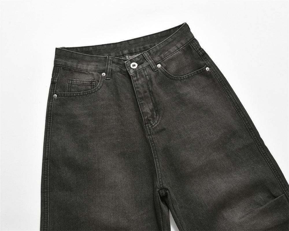 Fashion Loose Denim Trousers Men